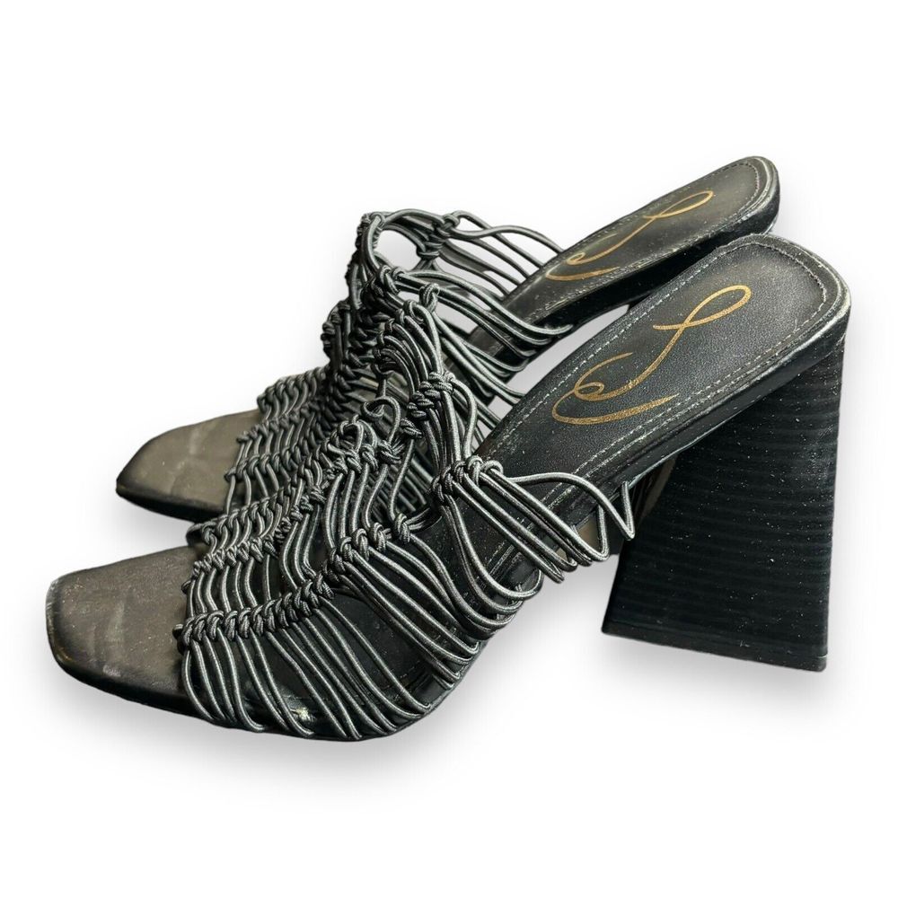 Sam Edelman Laurette Black Heel Sandals‎ Size 5.5